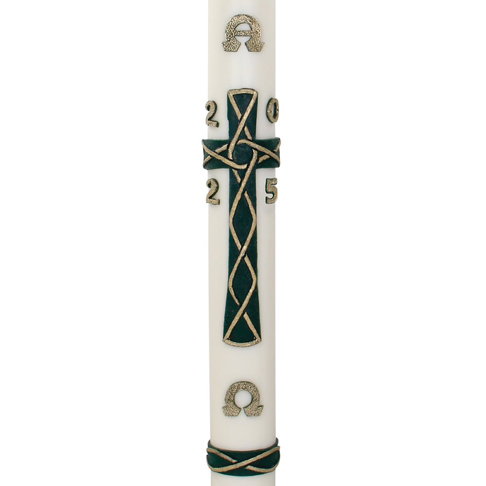 Wax Relief - Green 'Celtic Cross' - Vanpoulles