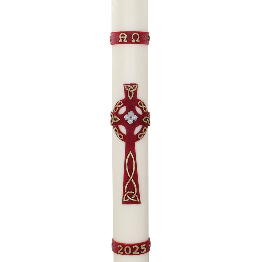 Wax Relief - Red 'Jewelled Cross' - Vanpoulles