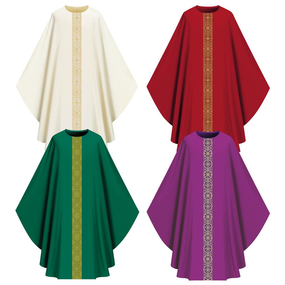 Assisi Collection - Elias Chasuble with orphrey - Vanpoulles