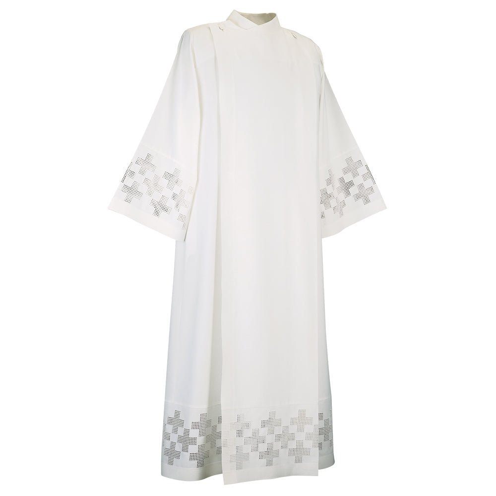 Cassock Alb With Decoration in Terlenka - Slabbinck - Vanpoulles
