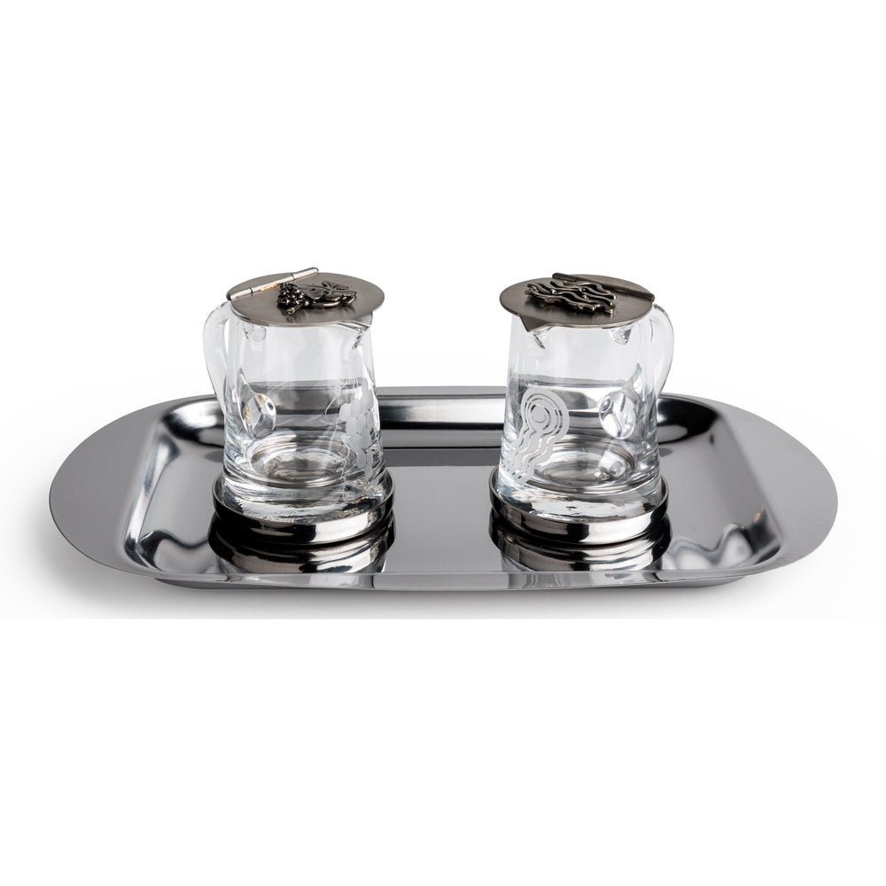 Glass Cruet Set - Vanpoulles