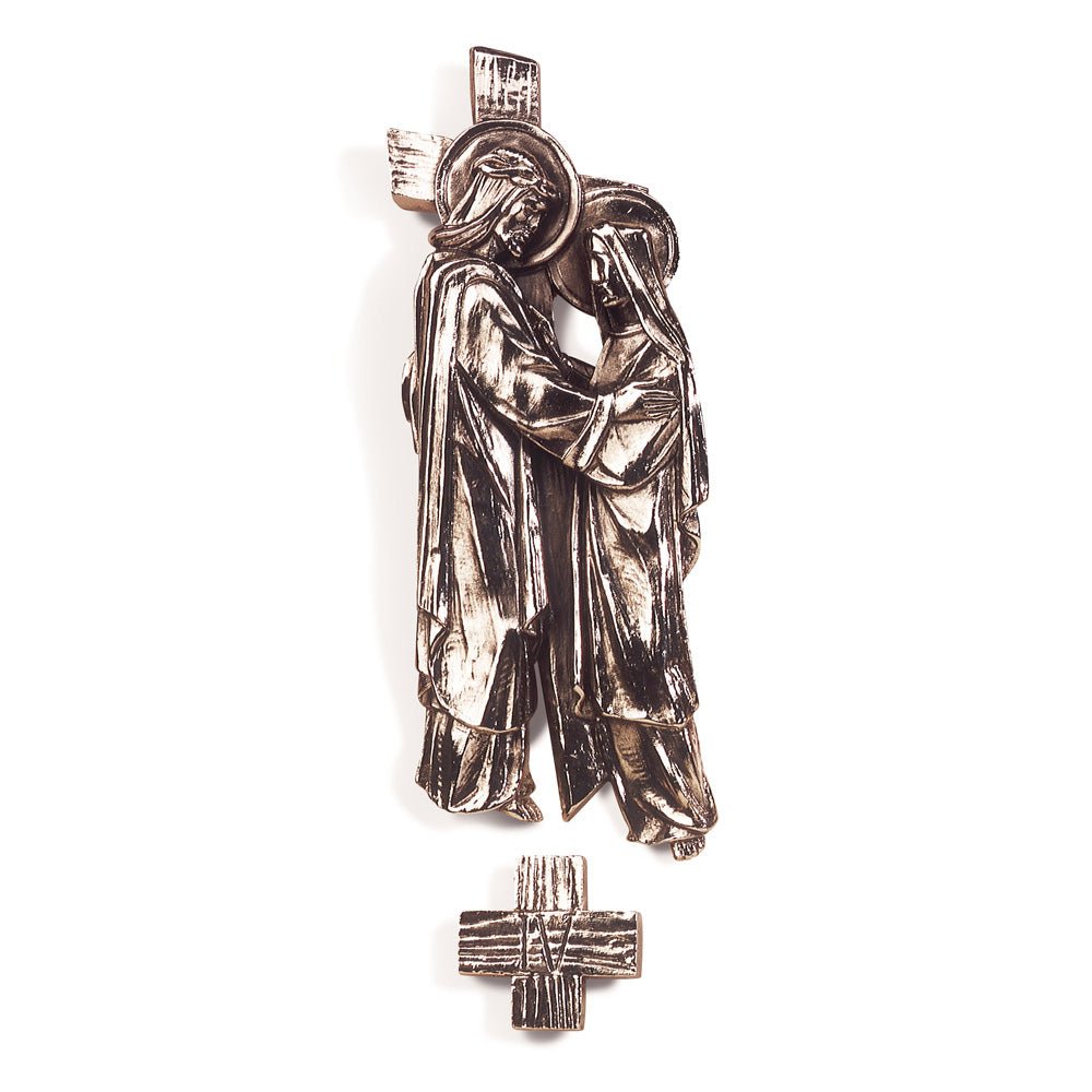 Glassfibre Stations - Silver Finish (12" Standing Figures) - Vanpoulles