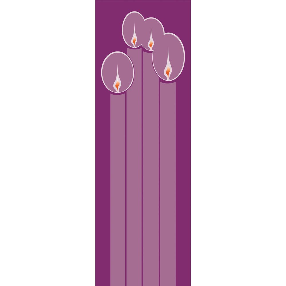 Large Inside Banner - Advent Candles - Vanpoulles