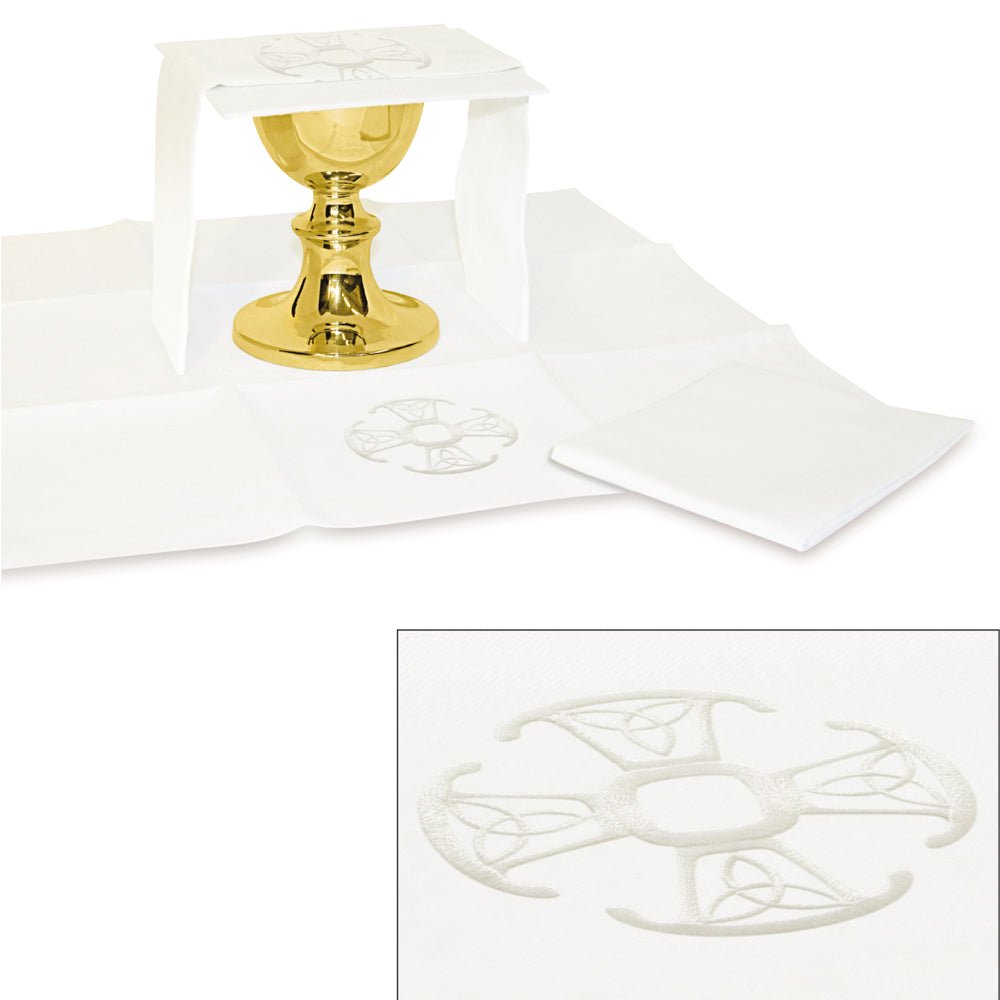 Small Linens with Canterbury Cross Motif - Vanpoulles