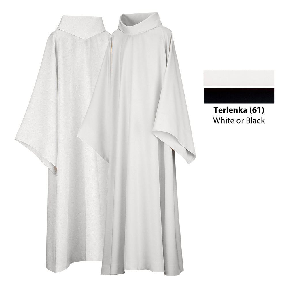 Style 4 Cassock Alb in Terlenka - Slabbinck - Vanpoulles