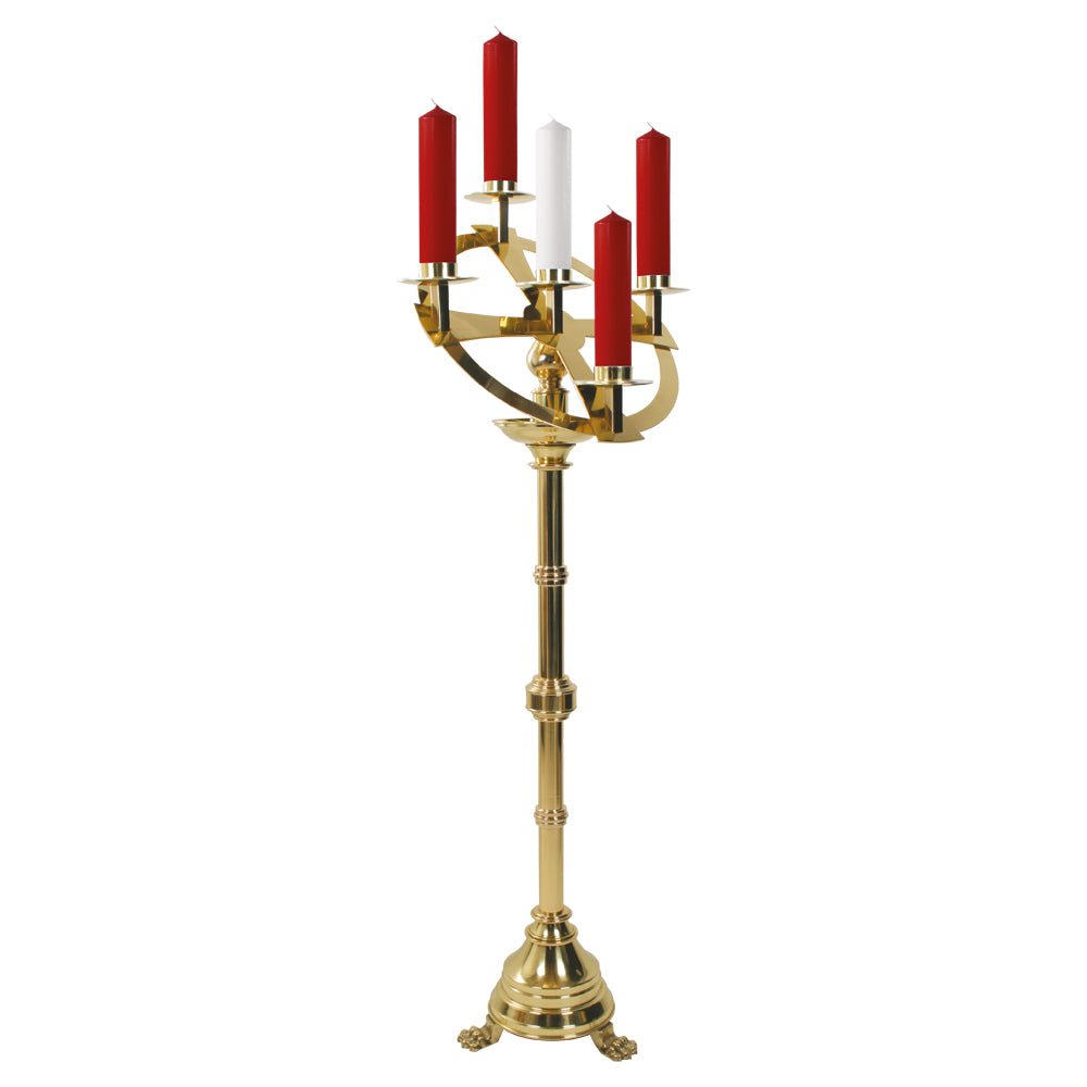 Brass Wreath Stand - Vanpoulles