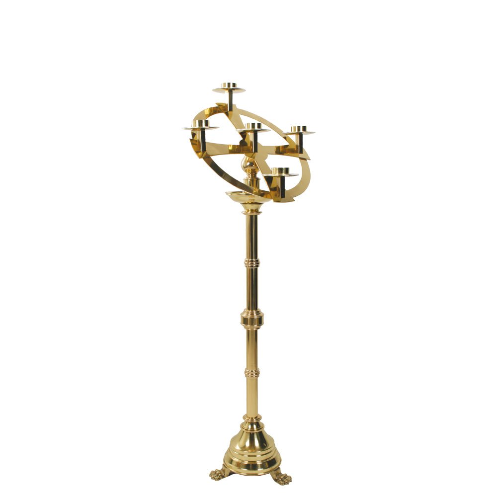 Brass Wreath Stand - Vanpoulles