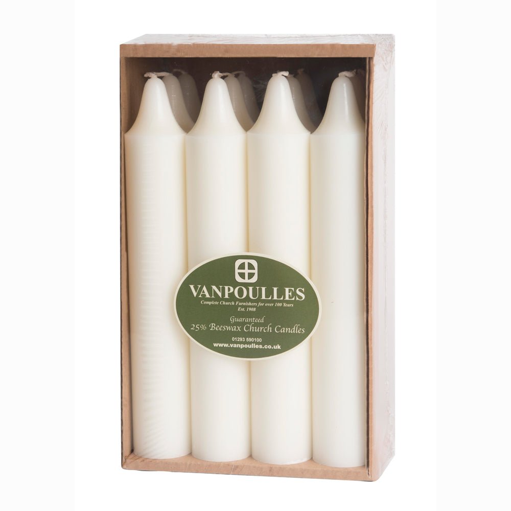 Beeswax Altar Candles (1.1/4" Diameter) - Vanpoulles