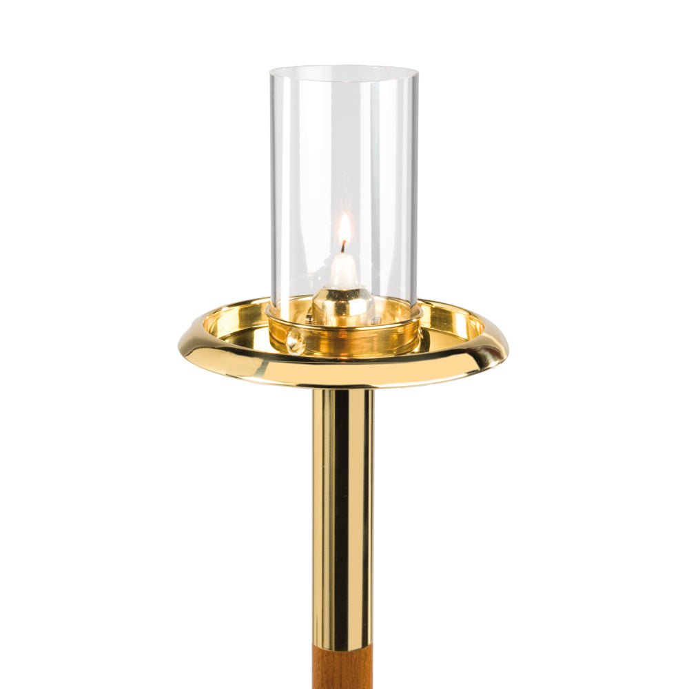Brass Processional Torches complete with storage stand - Vanpoulles