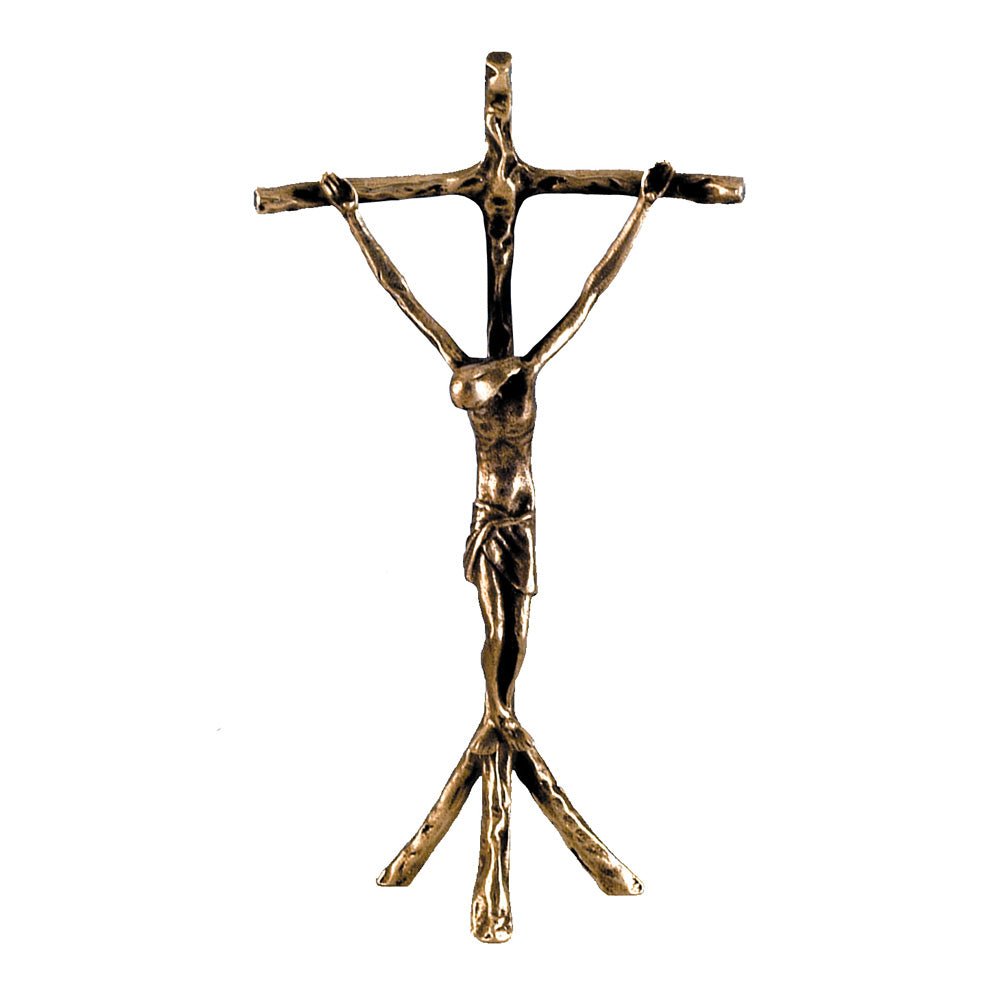 Cast Bronze Standing Crucifix - Vanpoulles