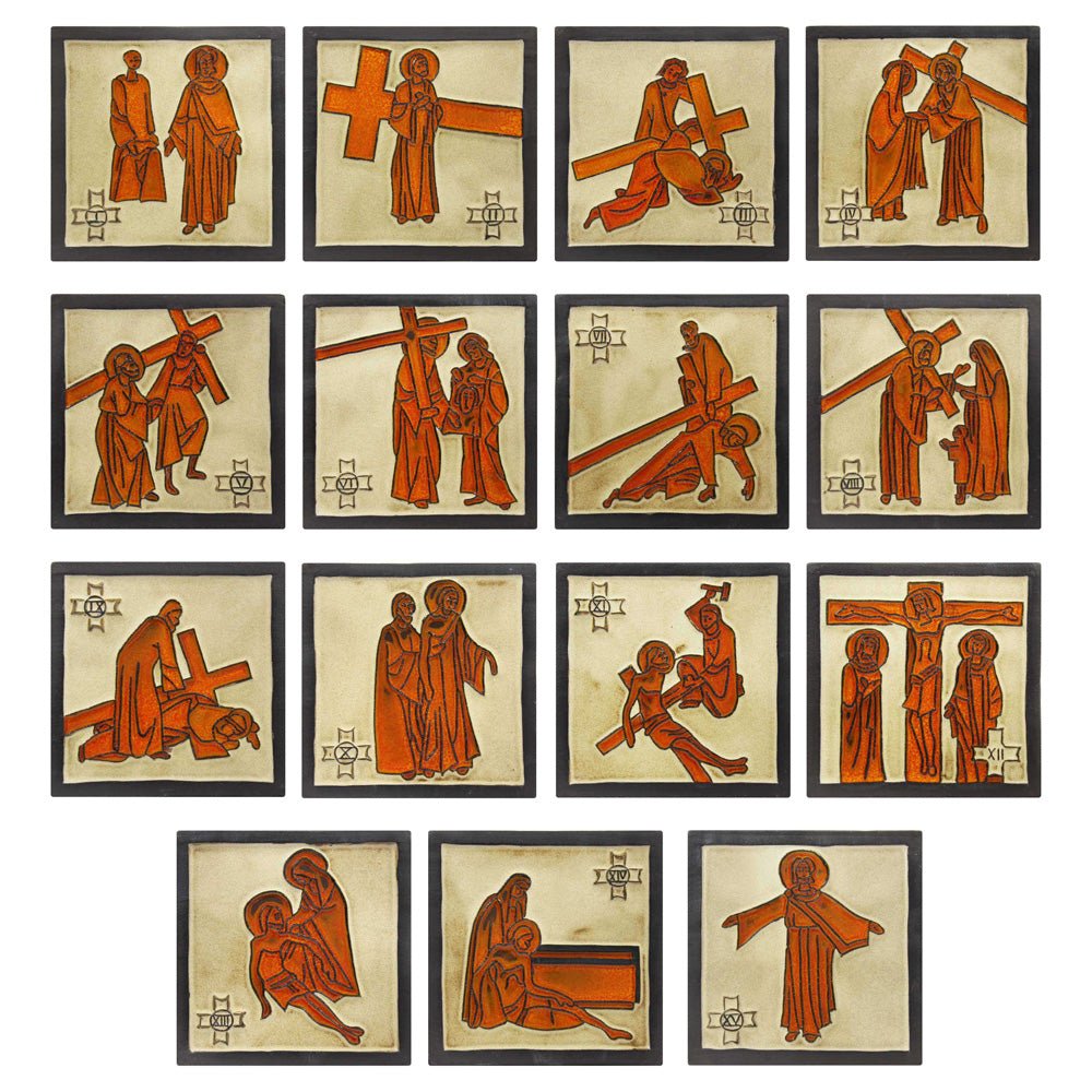 Ceramic Stations of the Cross - Vanpoulles