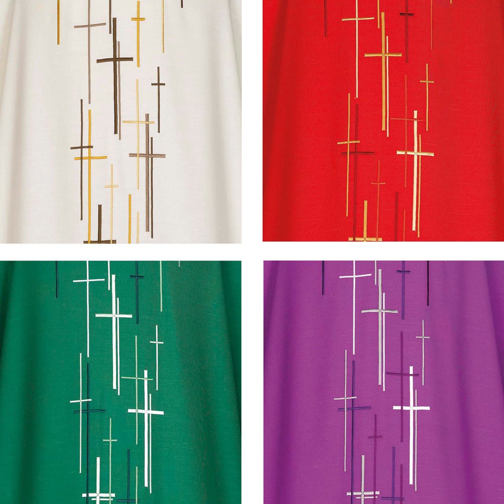 Monastic Style Chasubles in Dupion - Vanpoulles