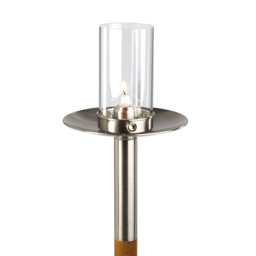 Nickel-Plated Processional Torches complete with storage stand - Vanpoulles