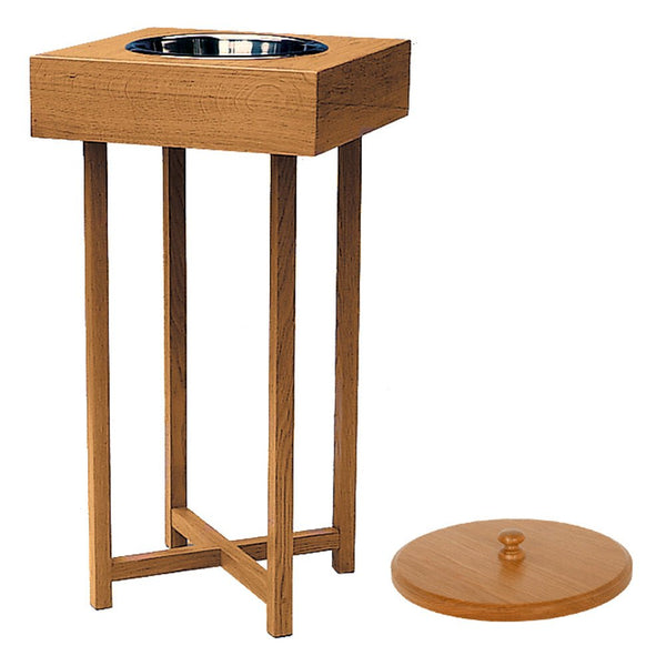 Oak Baptismal Font with Lid Vanpoulles