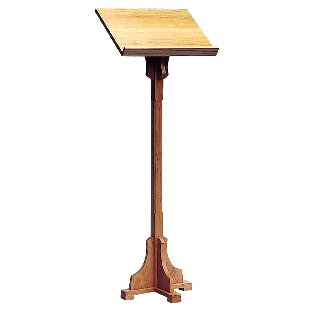 Modern Lectern in Mahogany – Vanpoulles