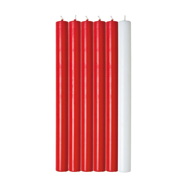 Church Advent Candles (12" x 1") UK Made by Vanpoulles