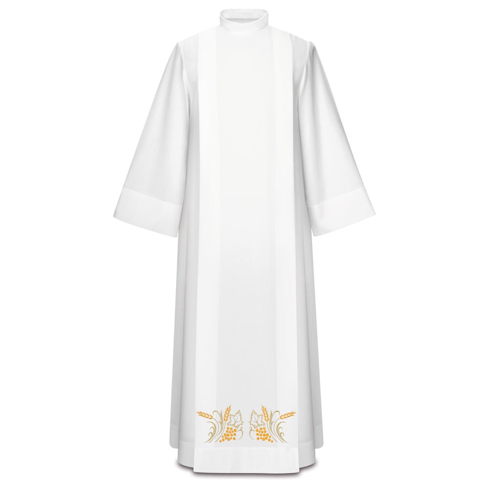 Style 137 Cassock Alb in Terlenka with Embroidery - Vanpoulles