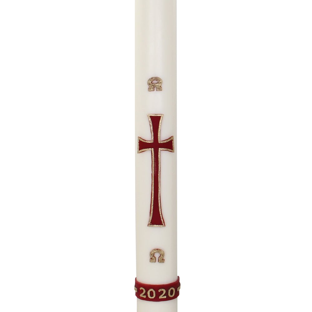 paschal candle wax relief