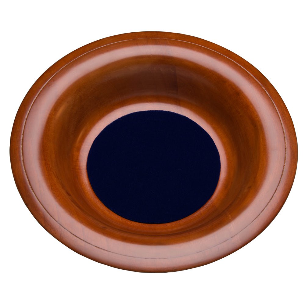 Wood Collection Plate with Velour inset - Vanpoulles